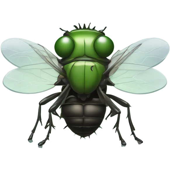 Fly in a fly trap emoji
