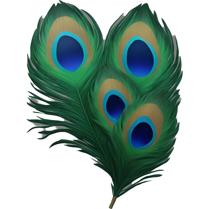 Peacock feather  emoji