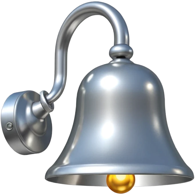 Disco hand bell emoji