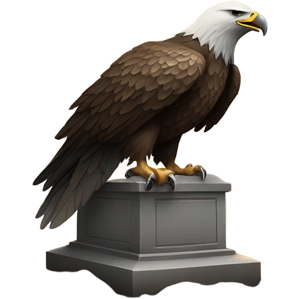 Eagle in grave emoji