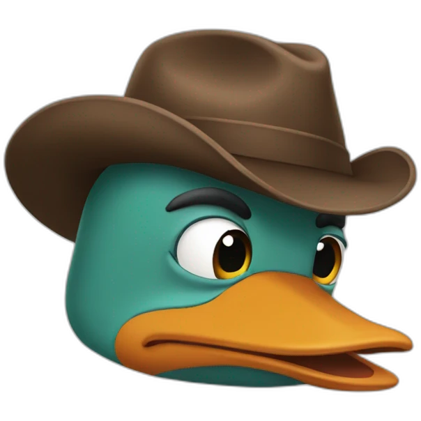 Perry the platypus emoji
