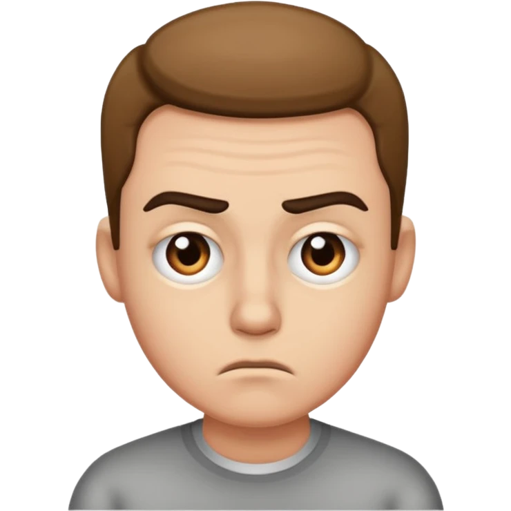 Normal Emoji person with raised eyebrow sarcastic emoji