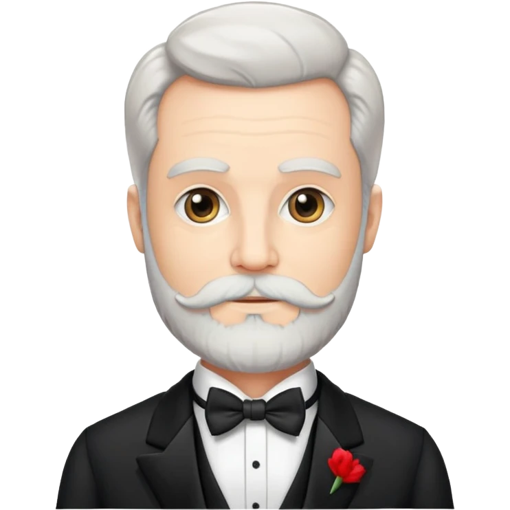 психолог в костюме смокинге и с бородой больше похож на фрейда emoji