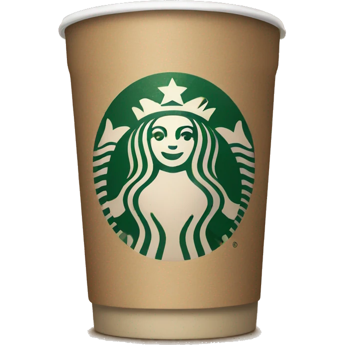 brown Christmas Starbucks drink emoji