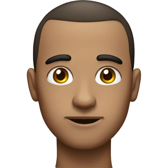 raised eyebrow emoji with no eyebrows emoji