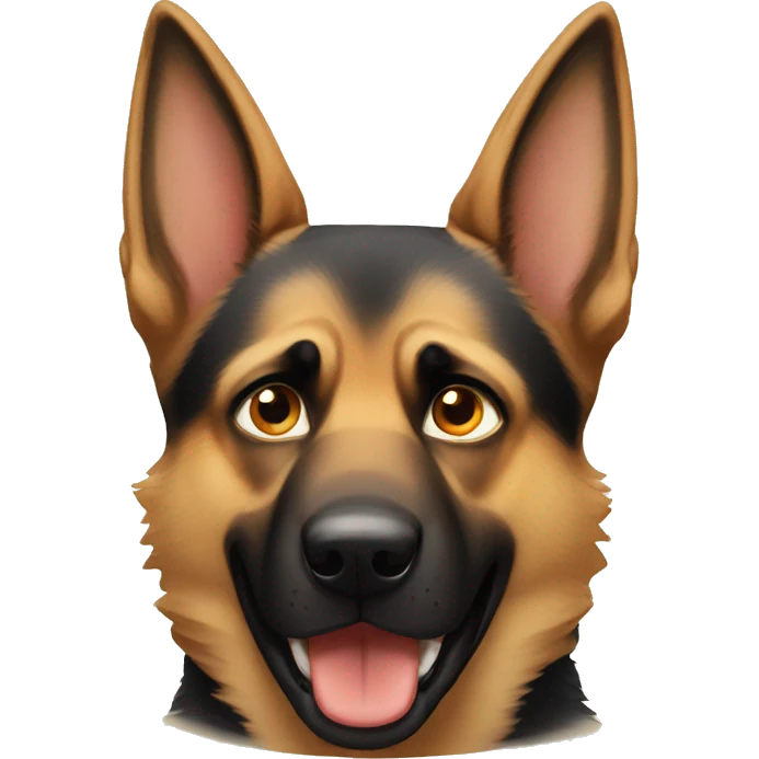 German Shepard angry emoji