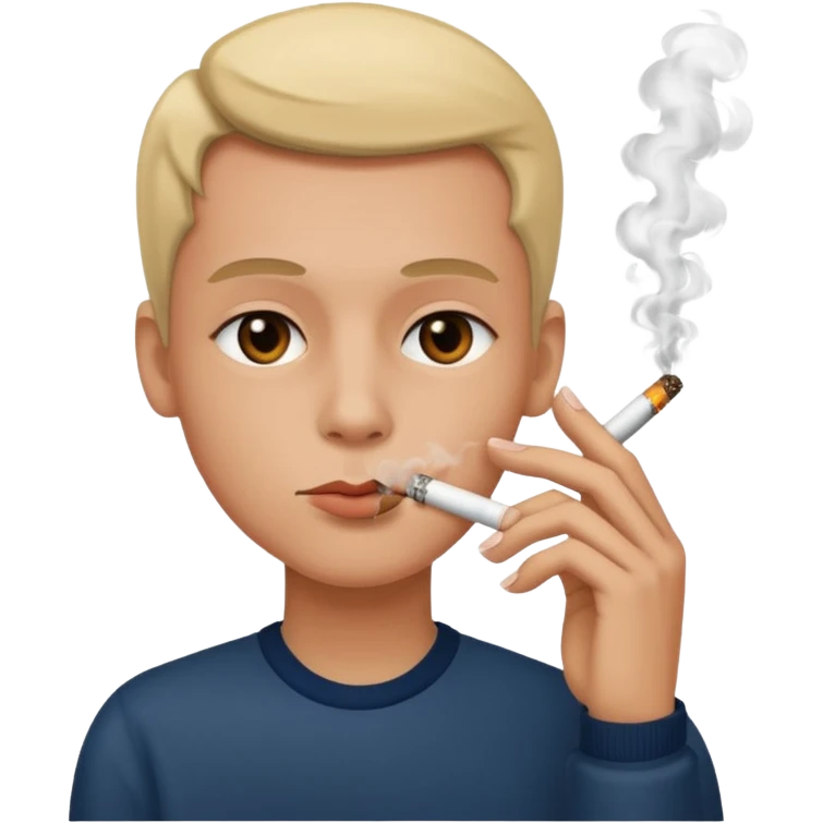 smoking primer plano emoji
