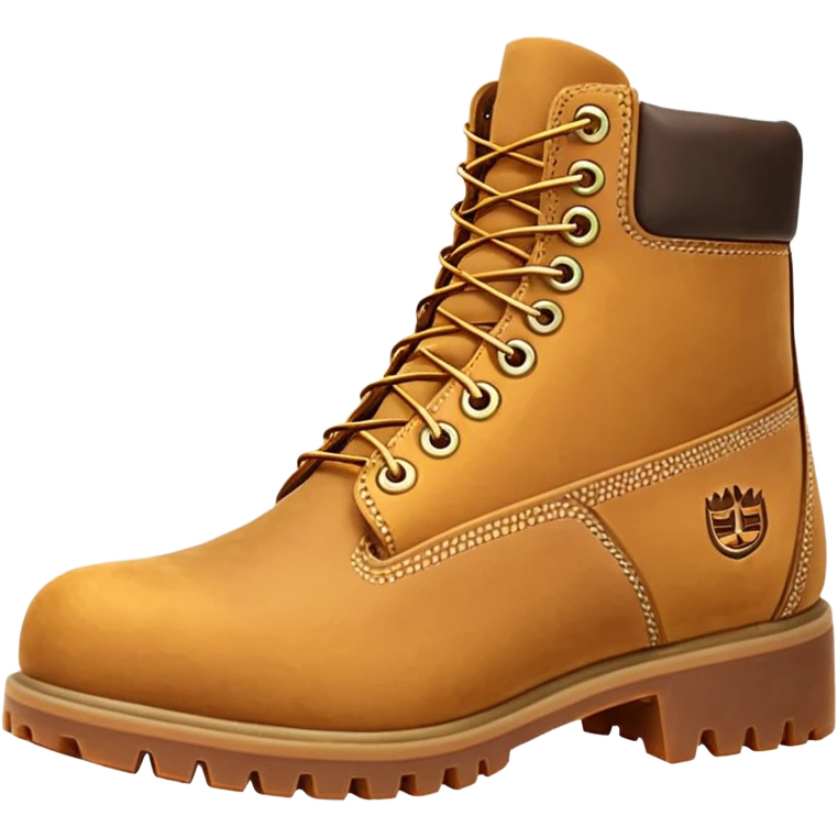 Сделай пару ботинок Timberland в классической расцветке emoji