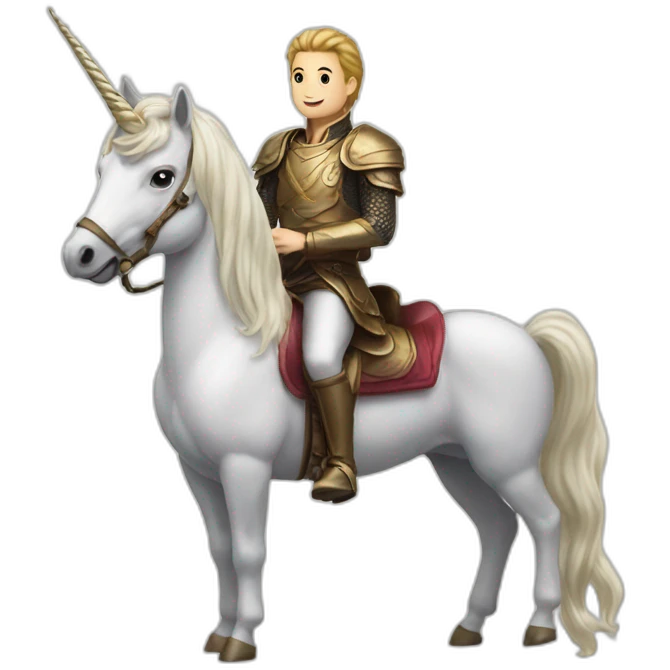 JP on a unicorn emoji