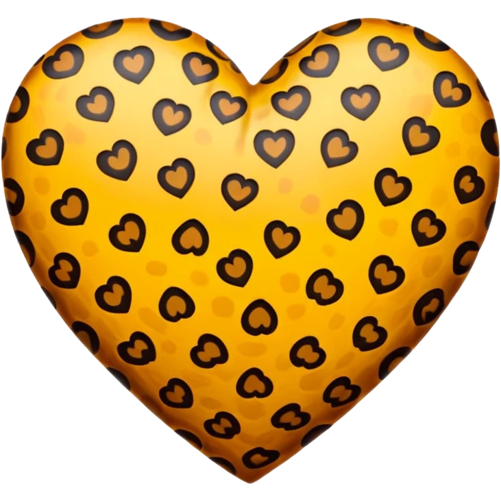cuore leopardato  emoji