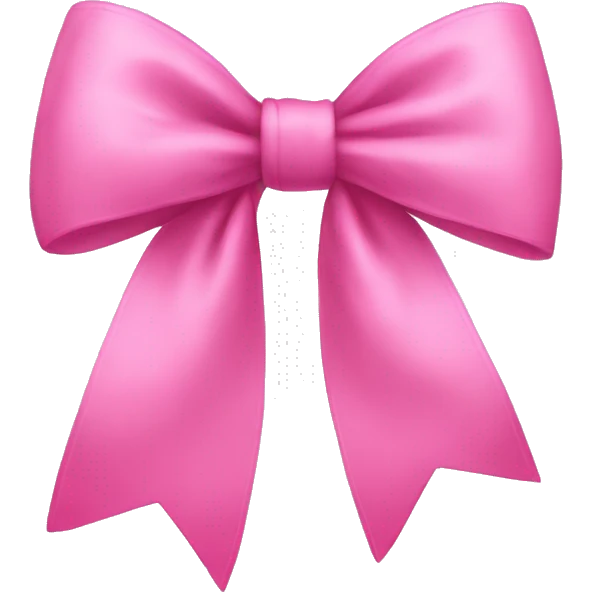 Aesthetic Pink bow  emoji