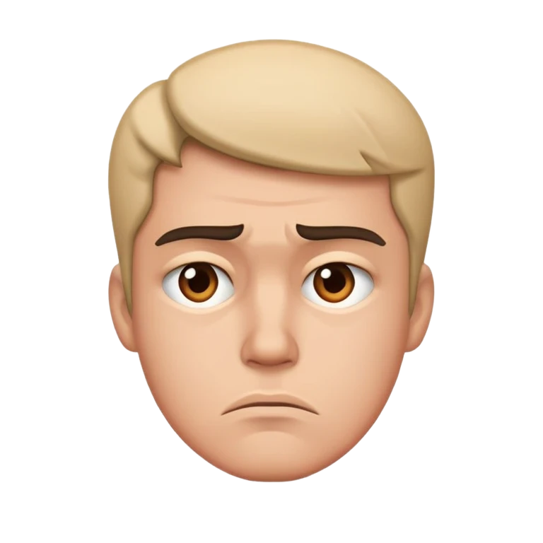 Disappointed emoji