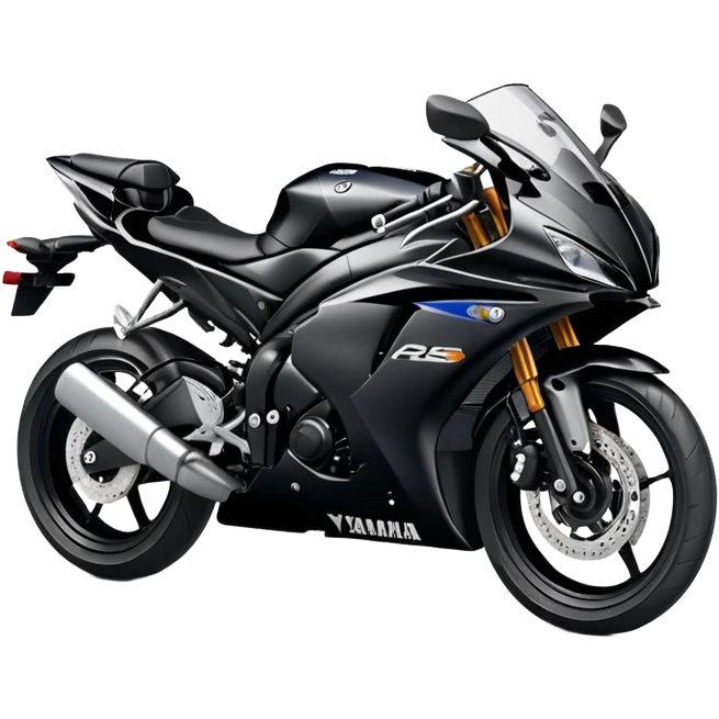 Black yamaha 2025 r6 emoji