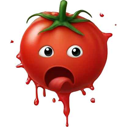 Splatted tomato emoji