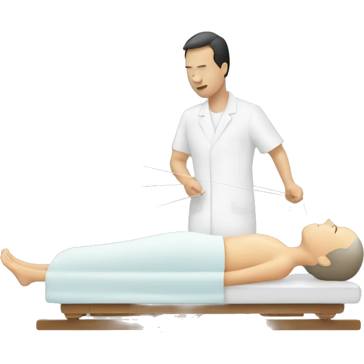 Someone getting acupuncture  emoji