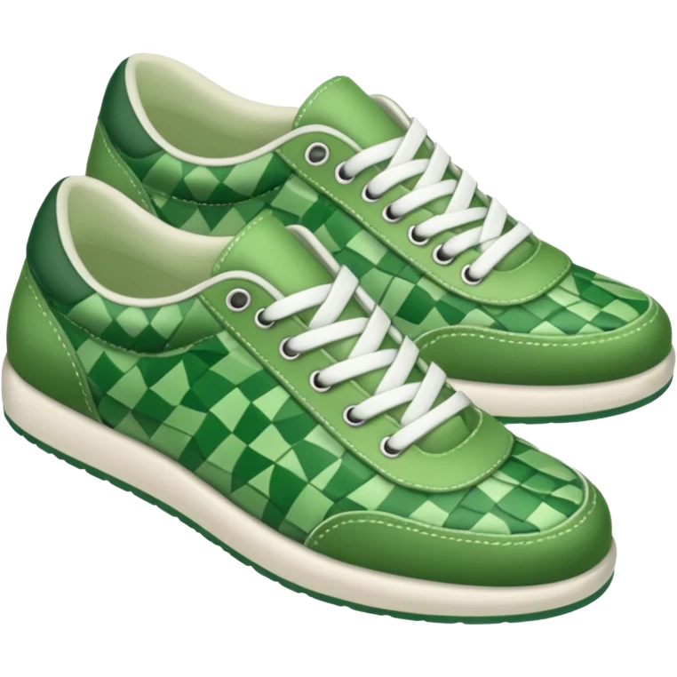 green patterned shoes  emoji