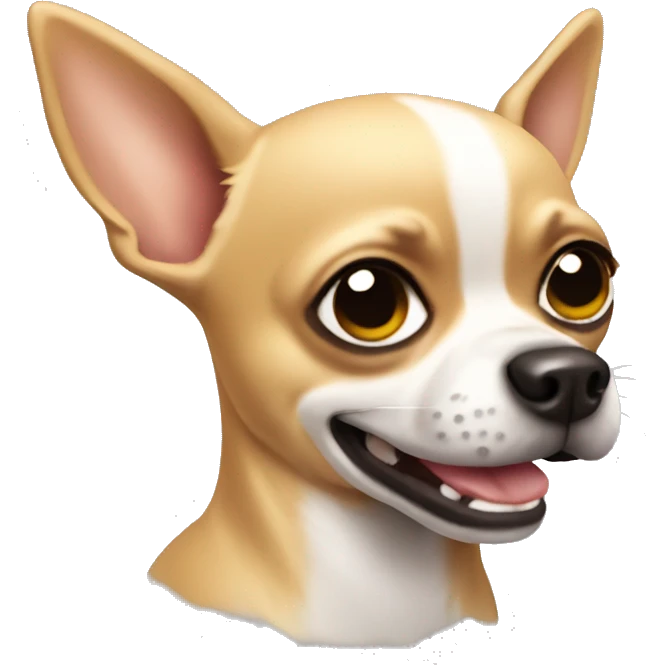 chihuahua throw up emoji