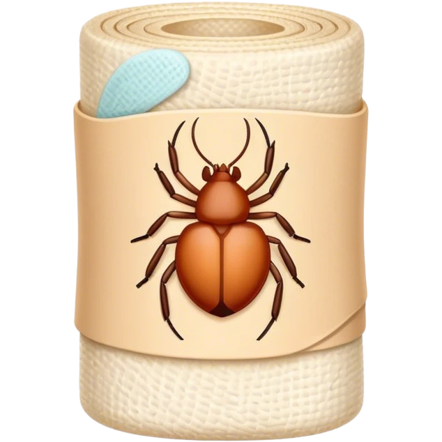 medical bandages in shape of tick emoji