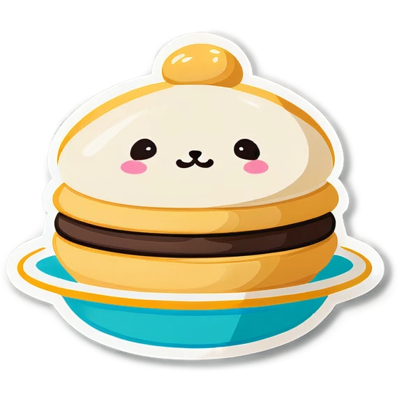 Bao bun with style emoji