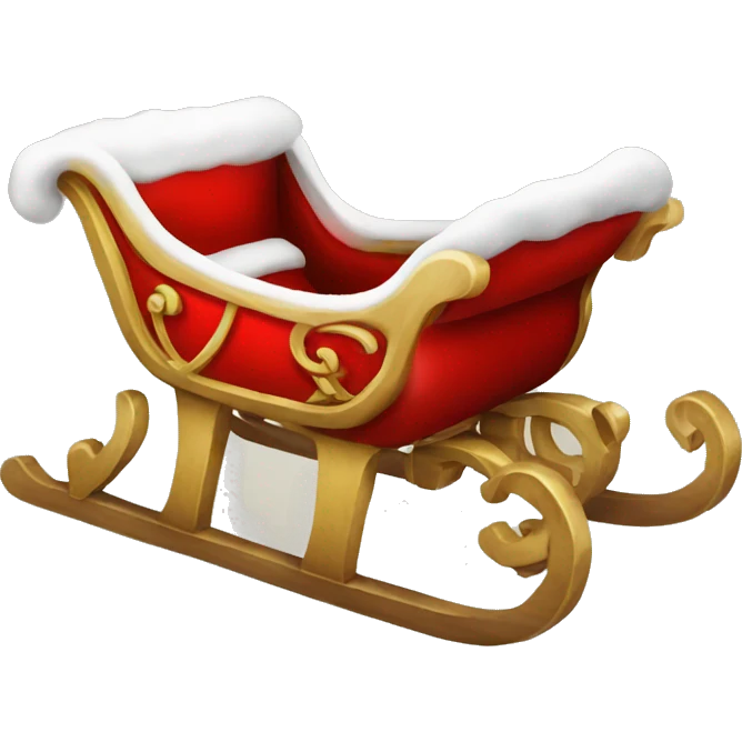 Christmas sleigh emoji