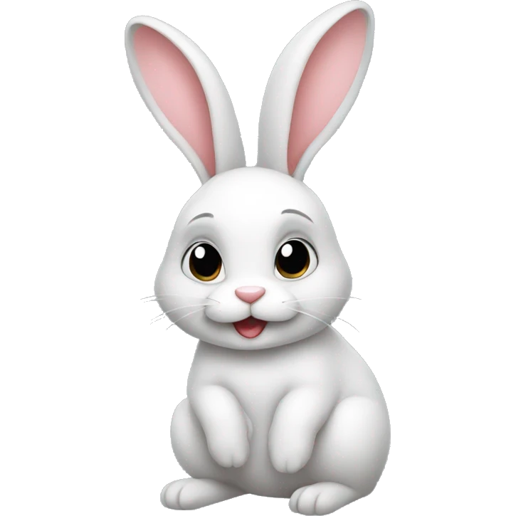 rabbit love emoji