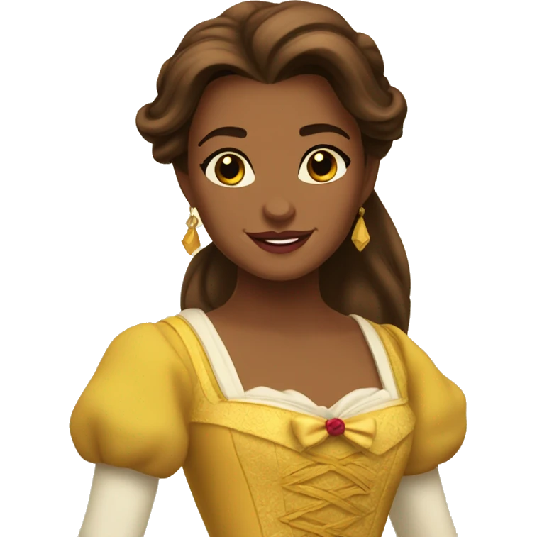 beauty and the beast belle emoji