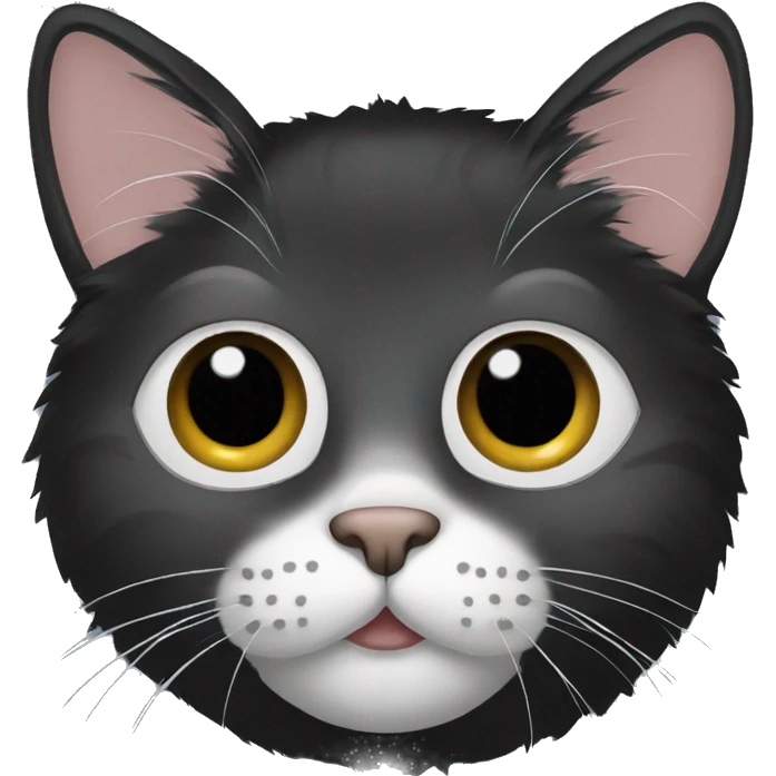 Cat black fur  emoji