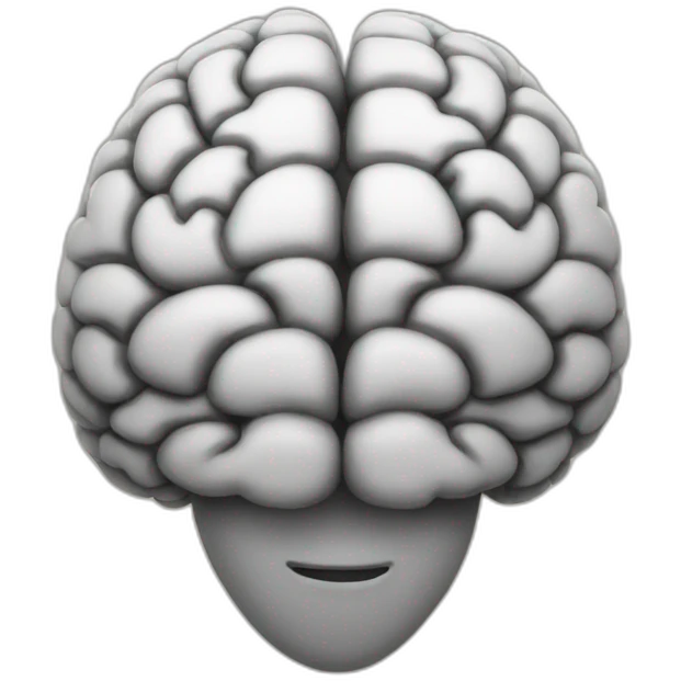 big brain emoji