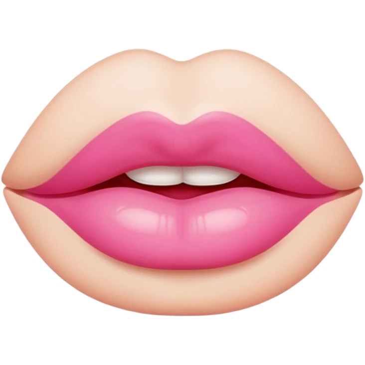 pink pucker lips emoji