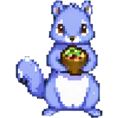 squirrel eating emoji
