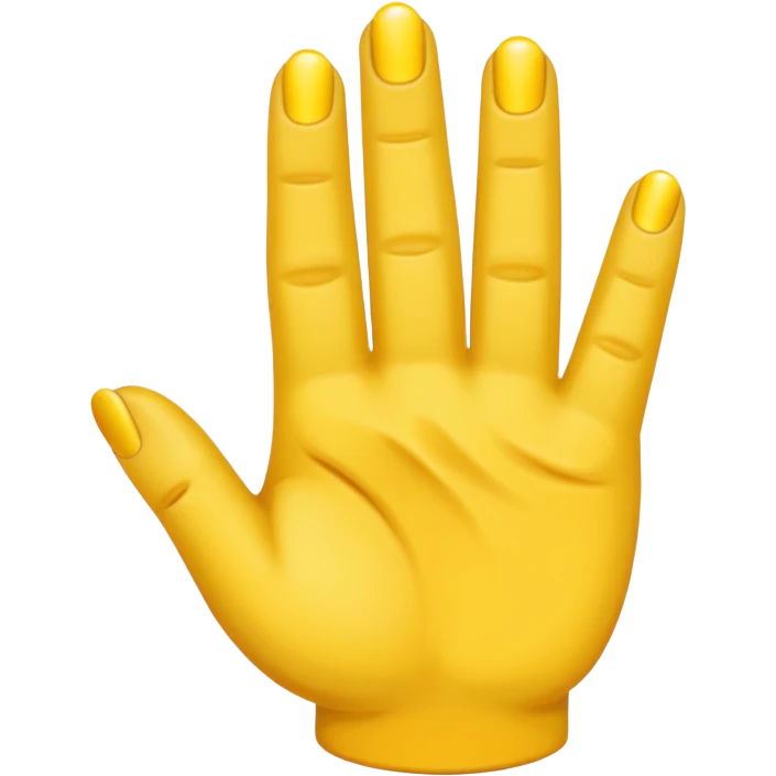 Yello ring finger emoji