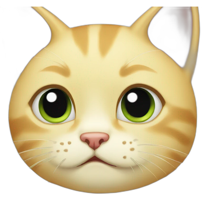 blond cat crying emoji