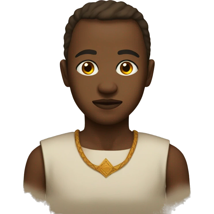 Niger with a brown bannae on forehead emoji