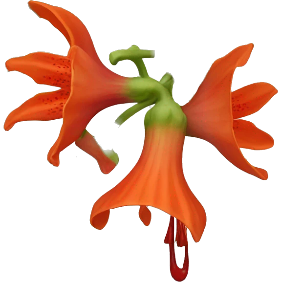 Mexican blood trumpet vine emoji