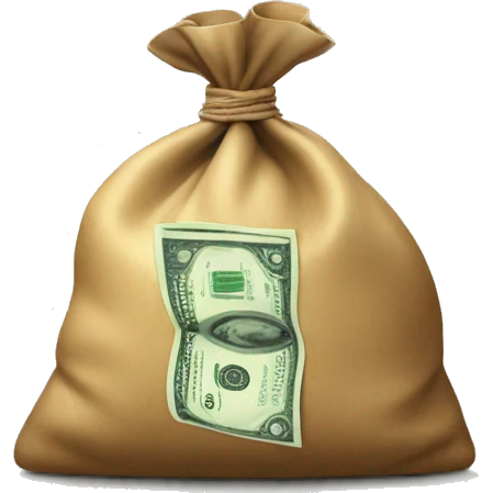 Bag of money emoji