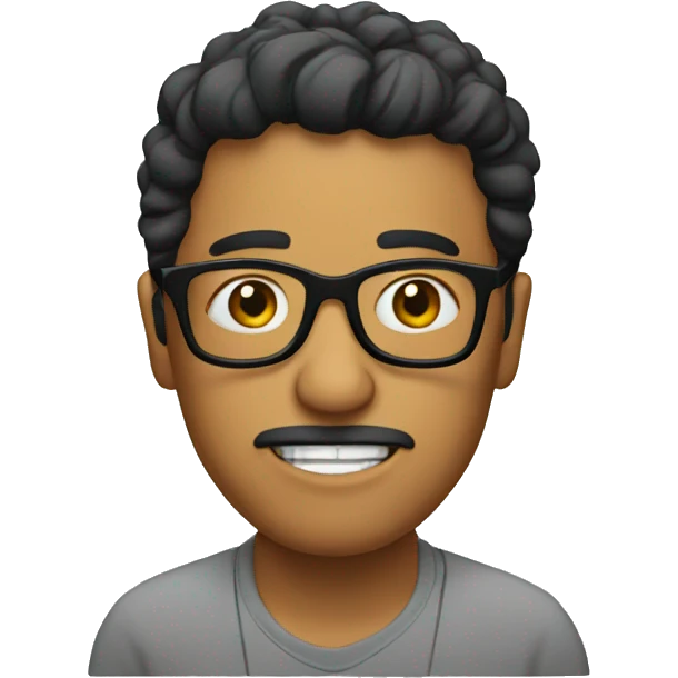 mexican with glasses emoji