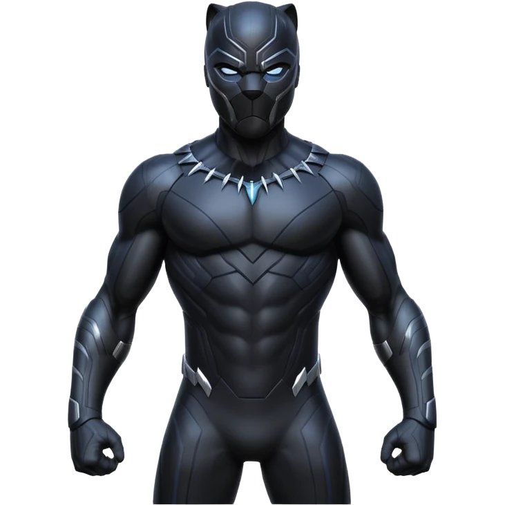 Black panther superhero  emoji