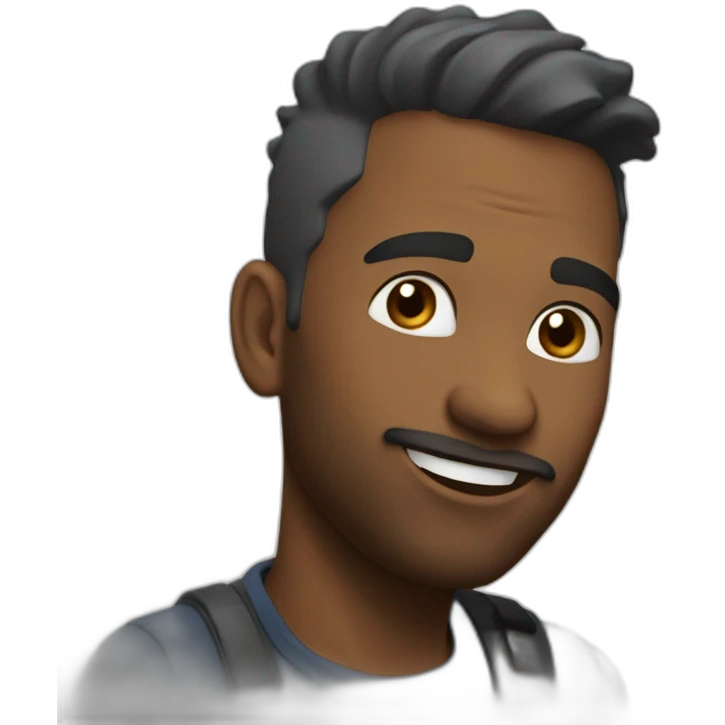 Jul avec une obergine emoji