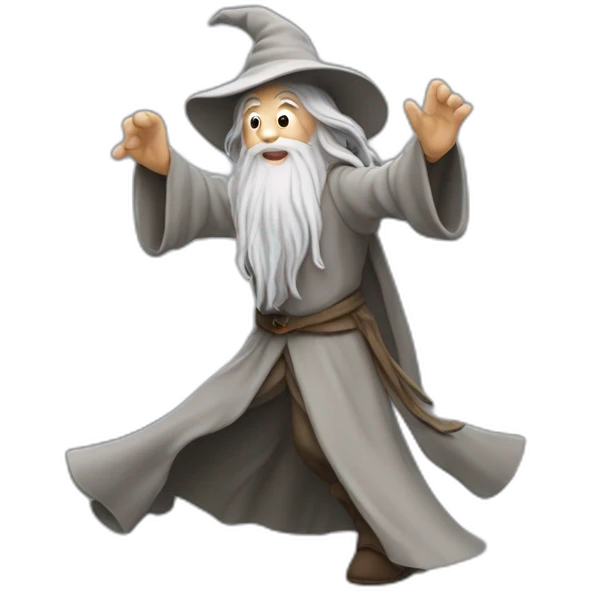 Gandalf qui danse emoji