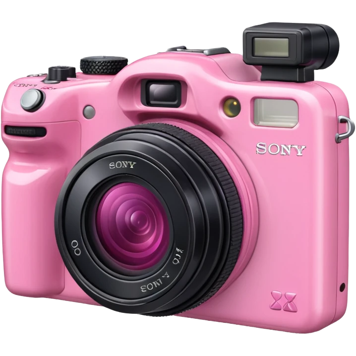 Sony pink camera emoji
