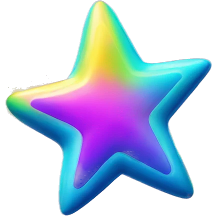 lisa frank shooting star emoji
