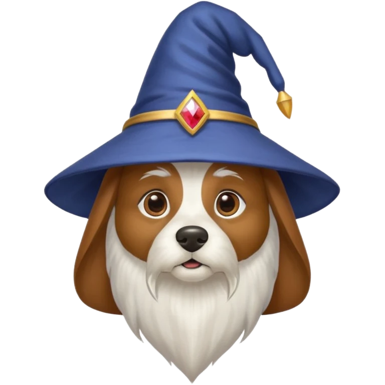 Wizard dog emoji