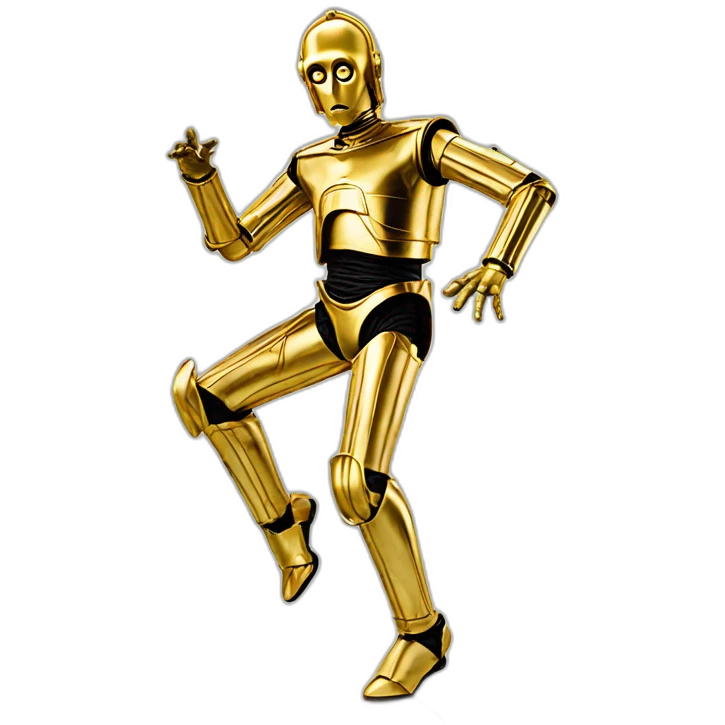 c3po dancing emoji