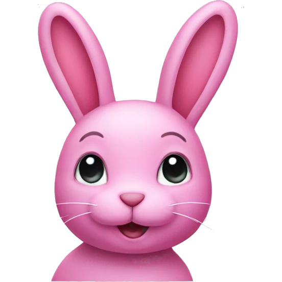 Pink bunny  emoji