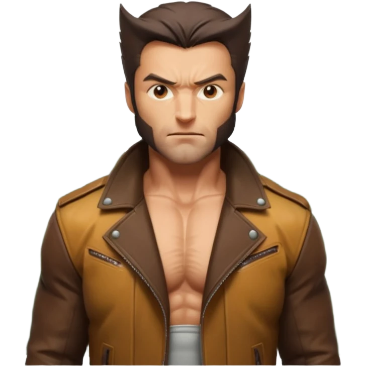 Wolverine in forest  emoji