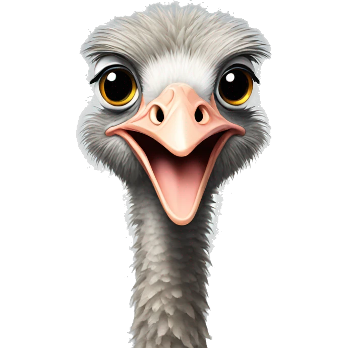 ostrich emoji