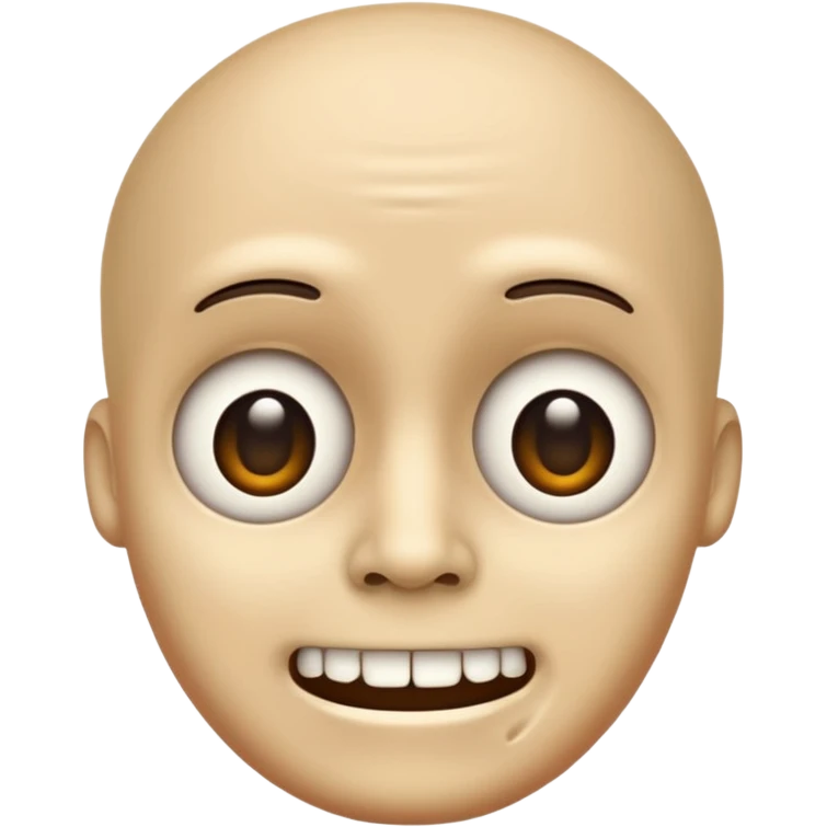 Face saying silly me I’m a bonehead emoji