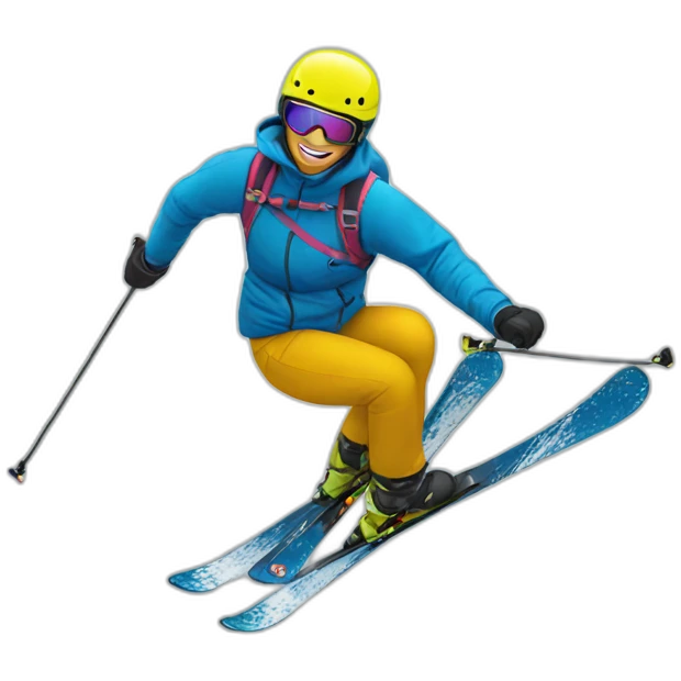 Salto ski emoji