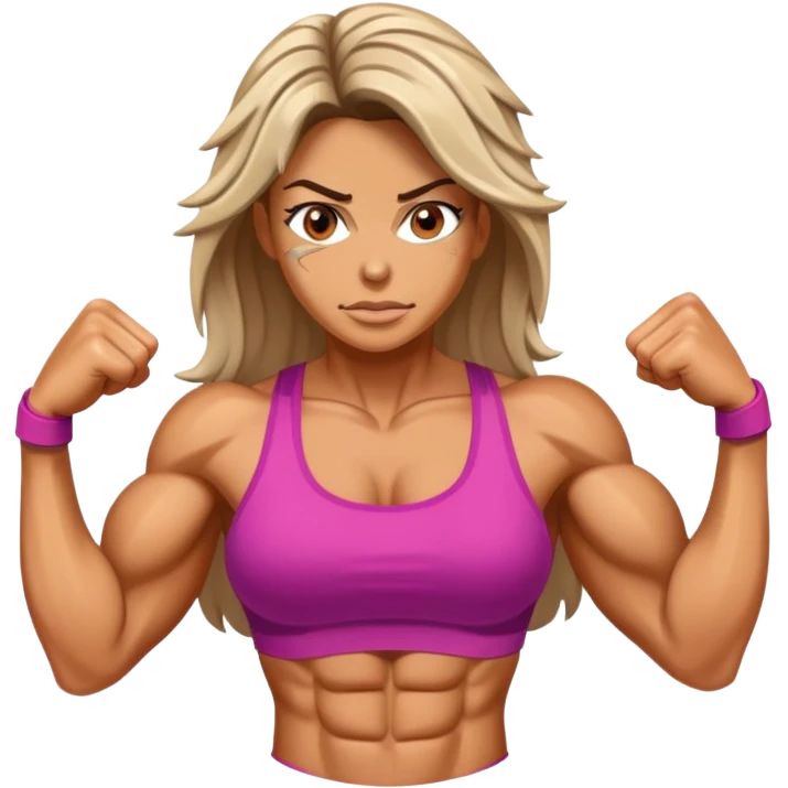 Shredded women emoji