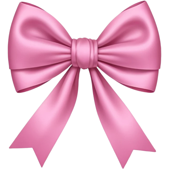 Pink bow emoji